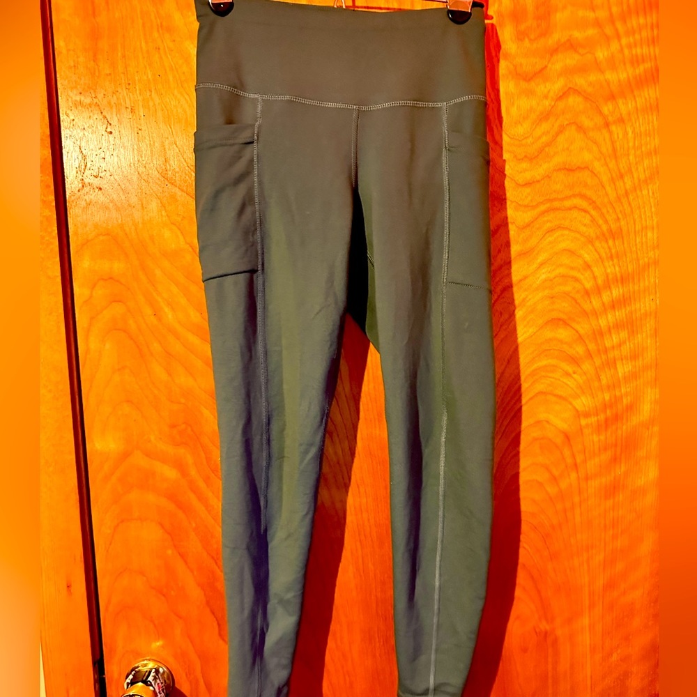 Apana Teal Leggings size small